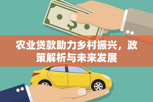 旗津农业贷款助力乡村振兴，政策解析与未来发展