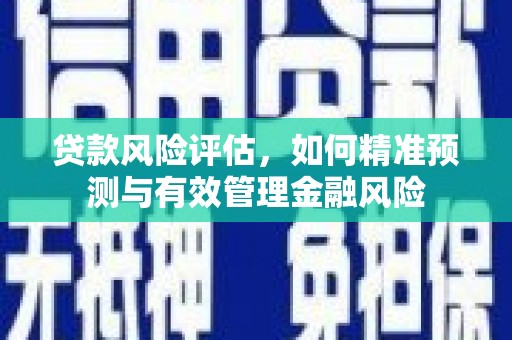 旗津贷款风险评估，如何精准预测与有效管理金融风险