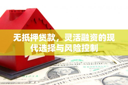 旗津无抵押贷款，灵活融资的现代选择与风险控制