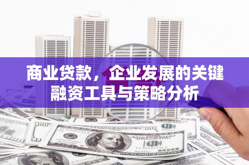 旗津商业贷款，企业发展的关键融资工具与策略分析