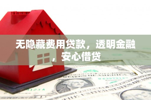 旗津无隐藏费用贷款，透明金融，安心借贷