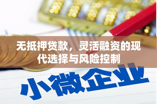 旗津无抵押贷款，灵活融资的现代选择与风险控制