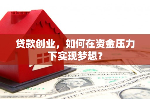 旗津贷款创业，如何在资金压力下实现梦想？