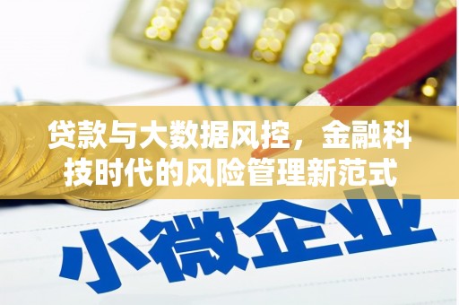 旗津贷款与大数据风控，金融科技时代的风险管理新范式