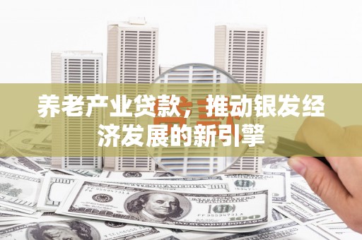 旗津养老产业贷款，推动银发经济发展的新引擎