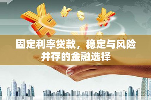 旗津固定利率贷款，稳定与风险并存的金融选择