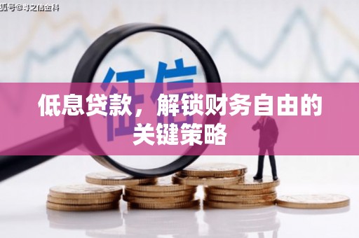 旗津低息贷款，解锁财务自由的关键策略