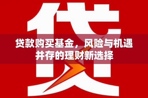 旗津贷款购买基金，风险与机遇并存的理财新选择