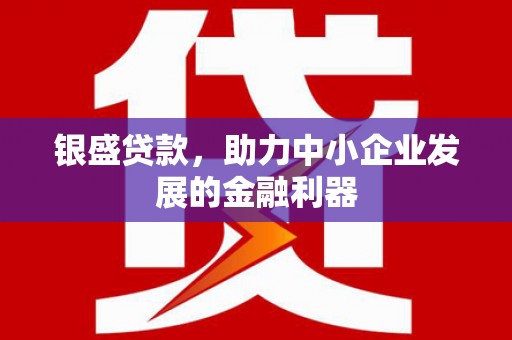 旗津银盛贷款，助力中小企业发展的金融利器