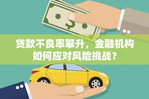 旗津贷款不良率攀升，金融机构如何应对风险挑战？