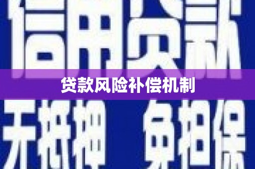 旗津贷款风险补偿机制